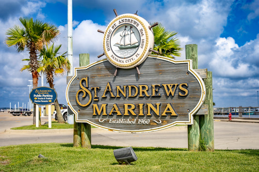 St. Andrews Marina Sign